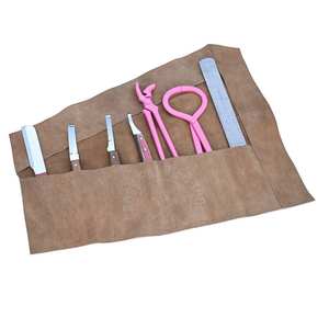 Kit de herramientas de herrador: Cuchillos para pezuñas, cuchillo para topear, herramienta para abscesos, herramienta de punta estrecha, herramienta de punta curva, probador de pezuñas, lima de pezuñas de madera - Product Image 6