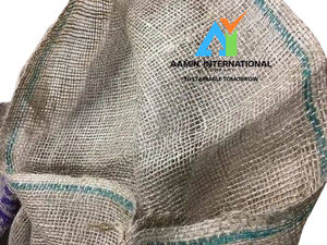 100% sac de toile de jute naturelle emballage textile recyclable biodégradable Durable écologique personnalisé pour le thé au café - Product Image 3
