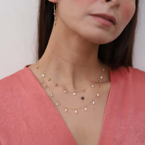 สร้อยคอรูปกุญแจทองคำแท้ 18K ประดับเพชร VVS1 รับรองโดย IGI - Product Image 1