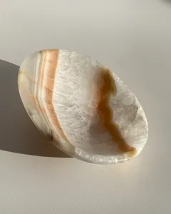 Cuenco de piedra sólida, duradero, de piedra natural, de larga duración, decorativo, reutilizable, sostenible para el hogar, precio al por mayor - Product Image 1