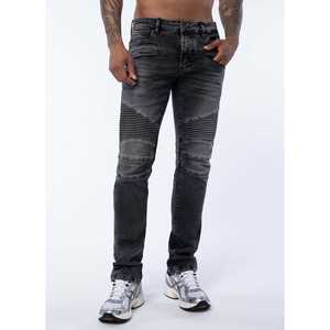 Automne hommes Slim-Fit Stretch Denim Jeans noir transfrontalier Europe et Amérique Style coupe serrée - Product Image 5