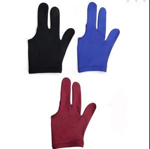 Guantes profesionales de billar para jugadores, guantes de billar con control suave del taco, guantes antideslizantes de ajuste cómodo, guantes de tres dedos - Product Image 2