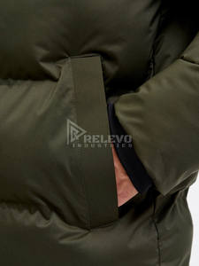 Chaqueta Fina Acolchada de Primavera para Hombre, Impermeable, Cortavientos, con Capucha, Personalizada, Estilo Universitario, Ropa Urbana, Abrigo Acolchado de Plumón de Pato para Motocicleta - Product Image 4