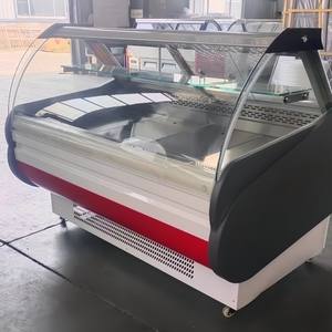 <span class=keywords><strong>Vitrina</strong></span> <span class=keywords><strong>Refrigerada</strong></span> de Acero Inoxidable de Alta Resistencia con Tapa Abatible, Iluminación LED Anticongelante para Exhibición de Frutas Frescas y Ensaladas - Product Image 5