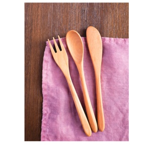 Utensilios para Ensaladas Ecológicos Aptos para Lavavajillas, Modelo Nuevo, Hechos en India para el Hogar y la Cocina - Product Image 1
