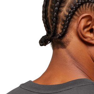 T-shirt de sport surdimensionné pour homme, respirant, performant, coupe ample, pour entraînement et fitness, gris foncé - Product Image 5