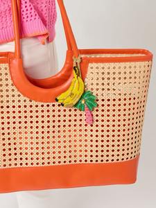 Collection en gros de porte-clés perlés faits à la main de style bohème indien en alliage pour la décoration de sacs Guru Kirpa Export House - Product Image 4