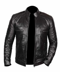 Veste à capuche en cuir PU pour homme, imperméable, séchage rapide, respirante, écologique, vêtements d'extérieur décontractés pour l'hiver - Product Image 1
