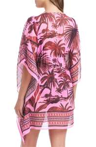 Nuevo Bikini de Playa de Alta Calidad, Traje de Baño, 100% Poliéster Chifón Estampado, Vestido de Playa Tipo Caftán con Cordón Ajustable para Mujer - Product Image 2