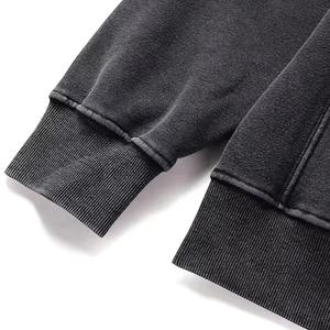 Sudaderas con capucha para mujer con lavado ácido, antibacterianas, de moda, recién llegadas, precio mayorista bajo, MOQ bajo - Product Image 6