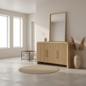 3 Doors Sideboard Coffee <b>Table</b> for Living Room Living Room Furniture Indoor Home Furniture Wood Furniture Wholesale OEM ODM - Product Image 4