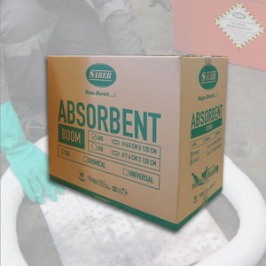 Barrera Absorbente de Petróleo Industrial Ecológica 100% Polipropileno, Modelo SO400-SB, para Contención de Derrames de Petróleo y Control de Derrames Marinos - Product Image 3