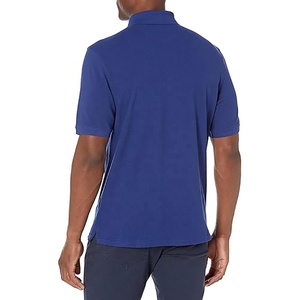 Men's New Design Casual Work T Shirts Quick Dry 100% Cotton Imported <b>3</b> Buttons Short Sleeve for Polo Shirts - Product Image 4