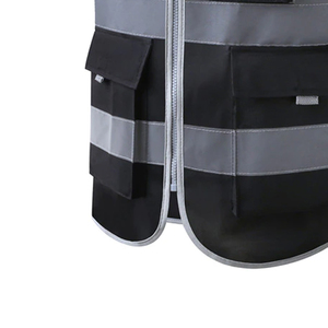 Chaleco de Trabajo de Alta Visibilidad para Hombre, Moderno, de Buena Calidad, para Protección en Exteriores, Tejido Brillante, Ajuste Cómodo, Costuras Duraderas, Aspecto Seguro - Product Image 6