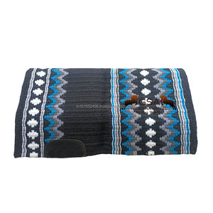 Tapis de spectacle équestre Western 34x42, fabriqué à la main à partir de 100% de laine de Nouvelle-Zélande pour les cavaliers, au meilleur prix - Product Image 1