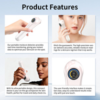 Nuevo Mini Analizador de Piel Portátil, Máquina Digital para Medir la Humedad y Grasa Facial, Analizador de Piel para Uso Doméstico
