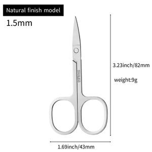 Ciseaux à ongles en acier inoxydable avec poignée ronde, lame tranchante pour manucure, usage adulte, style simple et durable - Product Image 4