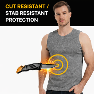 Débardeur anti-coupure en fibre HPPE, léger, respirant, résistant aux piqûres, vêtement de protection, personnalisable OEM - Product Image 2