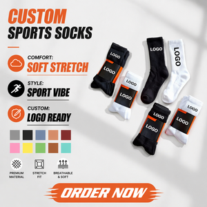 Calcetines de Algodón para Niños, Paquete de 5 Pares, Rayados con Letras, Transpirables, Largos, para la Escuela, Deportes y Uso Diario - Product Image 4