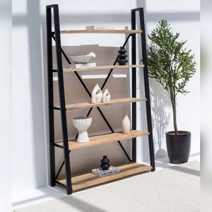 ชั้นวางหนังสืออุตสาหกรรมวานดานา เวสต้า โอไรออน ดีไซน์เฟอร์นิเจอร์เก็บของทันสมัยจากโลหะและไม้ - Product Image 3