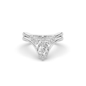 Wholesale 1.08Ct Lab Grown Diamond Jewelry 925 Silver Marquise Cut Unique Style Light Weight Engagement Ring for Women Factory - Product Image 2