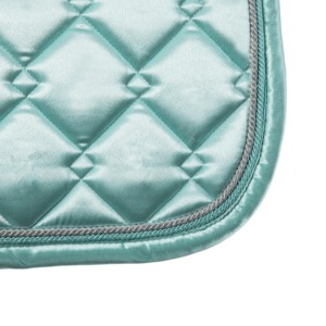 Tapis de selle en cuir équestre avec doublure en tissu, logo personnalisé, équipement d'équitation de haute qualité, respirant et à séchage rapide - Product Image 4