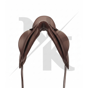 Selle d'endurance anglaise en cuir véritable, best-seller, avec arceau rembourré et design ergonomique, produits d'équitation anglaise d'Inde - Product Image 3
