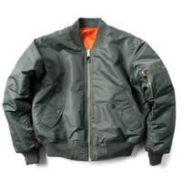 Blouson Bomber MA1 de Fabricant – Veste de Vol Tactique Épaisse de Haute Qualité pour Homme avec Logo Brodé Personnalisé – Blouson de Pluie Pilote MA1