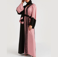 Services OEM – Nouvelle Abaya Femme en Polyethersulfone Double Couche, Design Élégant, Séchage Rapide, Respirante, Extensible dans les Quatre Sens, Longueur Cheville