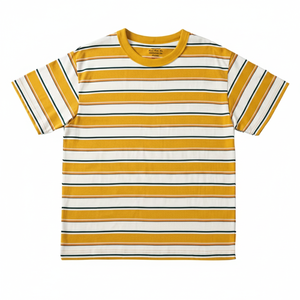 T-shirt Premium pour Homme 100% Coton Tricoté Col Rond Manches Courtes Grammage Lourd 230g Respirant Anti-Plis Écologique Durable - Product Image 1
