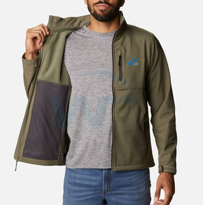 Veste softshell pour homme de qualité supérieure avec logo personnalisé sur le devant, respirante, écologique, nouvelle arrivée, la meilleure - Product Image 5