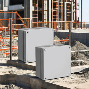 OEM ABS/PC IP66 <b>Waterproof</b> Junction <b>Box</b> <b>Electrical</b> Enclosure Injection Molded Model JBX-002 150x150x76.2mm - Product Image 1