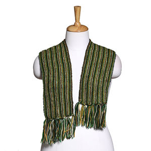 Bufanda Tejida Unisex con Diseño Retro Acanalado - Estilo Vintage para Invierno - Calentador de Cuello Suave de Ganchillo con Logotipo Personalizado - Product Image 6