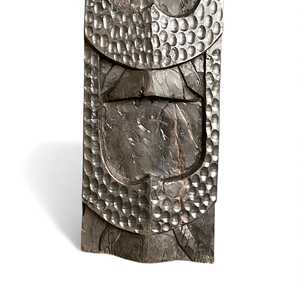 Panel de Pared de Madera Tribal Naga de la India, Tallado a Mano, Decoración Arquitectónica, Estilo Rústico Antiguo, para Interiores de Hotel, Combinable, 1 Contenedor - Product Image 4