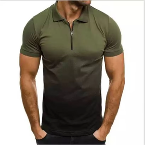Nueva Camiseta Polo de Moda para Hombre con Cierre, Camiseta Polo Casual de Manga Corta, Corte Clásico, Estilo Vintage - Product Image 3