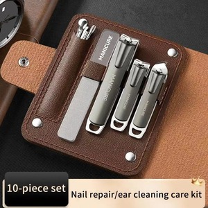 BAFA SURGICAL INSTRUMENTS Juego de 12 Piezas de Acero Inoxidable para Manicura y Pedicura, Kit Portátil de Cortauñas con Bolsa de Almacenamiento para Uñas de los Pies - Product Image 4