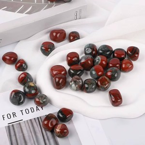 Vente en gros de cabochons en agate dendritique noire naturelle, pierre précieuse africaine de type Bloodstone, pour la fabrication de bijoux - Product Image 5