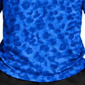 Royal Blue <b>Leopard</b> <b>Print</b> T <b>Shirt</b> Unisex Short Sleeve Crew Neck Fashion Printed Tee Custom Casual Sports Training Streetwear Top - Product Image 6