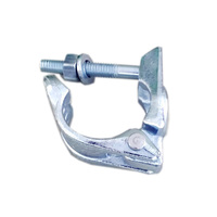 Coupleur demi-double pivotant forgé en acier léger galvanisé, norme industrielle BS-1139/EN74, 48,3 mm, durable, pour échafaudage de haute performance