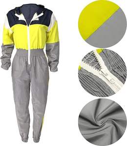 Ensemble de survêtement et sweat à capuche décontracté pour femme, haute qualité, collection automne, avec logo personnalisé, coupe-vent pour femme - Product Image 1