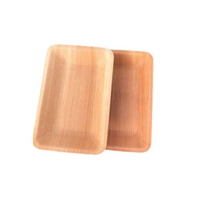 Platos de Palma de Areca Naturales al por Mayor, Biodegradables, Aptos para Microondas, para Barbacoa, Camping, Catering y Uso Doméstico - Product Image 3