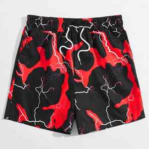 Pantalones Cortos Deportivos Sublimados para Hombre, de Tela Ligera de Poliéster, Aptos para Fitness y Uso Diario - Product Image 5