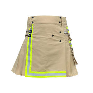 Kilt de Seguridad para Bombero, de Algodón Escocés, con Bolsillos Tipo Cargo, para Hombre - Product Image 1