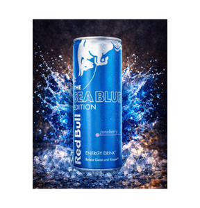 Red Bull Sea Blue Edition Sabor Juneberry, Paquete de 24 Latas de 250ml con Ácido Cítrico y Citratos de Sodio para una Acidez Equilibrada, Pedido al por Mayor - Product Image 3
