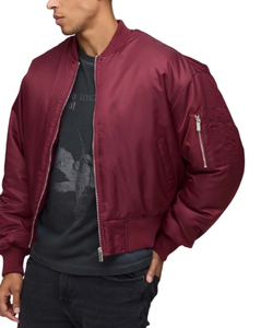 Abrigos de Piloto para Hombre, Gruesos y Extra Grandes, con Logotipo Personalizado, Chaqueta de Piloto Retro MA-1 con Cremallera - Product Image 1