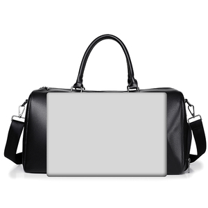 Bolsa de Viaje de Cuero Genuino para Hombre, Bolsa de Gimnasio con Cierre y Correa Ajustable, Bolsa de Fitness - Product Image 5