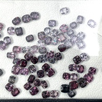 Nouvelle Arrivée Lot en Gros de Pierres Précieuses Naturelles Multi-Spinelles Taillées en Coussin Facetté, Bon Lustre, Spinel Fait Main pour la Fabrication de Bijoux