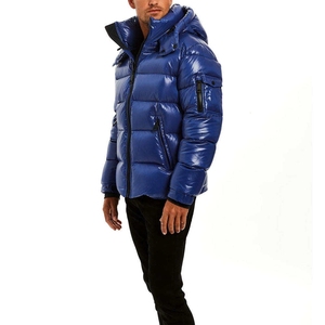 Premium Puffer Jacket Men Custom Hooded Winter <b>Coat</b> Water Resistant Quilted Warm Puffer Jacket Outdoor Fashion Manufacturer - Product Image 3