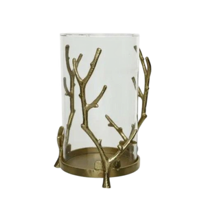 Lanterne en verre moderne avec cadre en acier inoxydable, porte-bougie sans flamme pour la décoration de la maison, décoration de salon, porte-bougie - Product Image 6