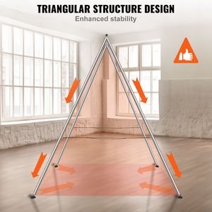 9.67 ft Height Aerial Yoga <b>Frame</b> Chrome-Plated Steel Pipe Yog <b>Swing</b> Stand <b>for</b> Inversion Yoga Load Max Accessory Support Tool - Product Image 5